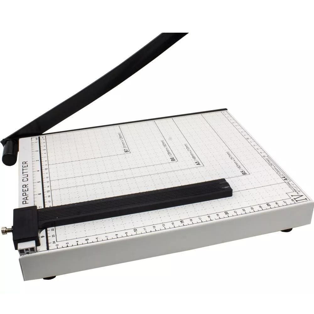 Guilhotina Papel Corte Preciso Base Metálica 30Cm 10 Folhas