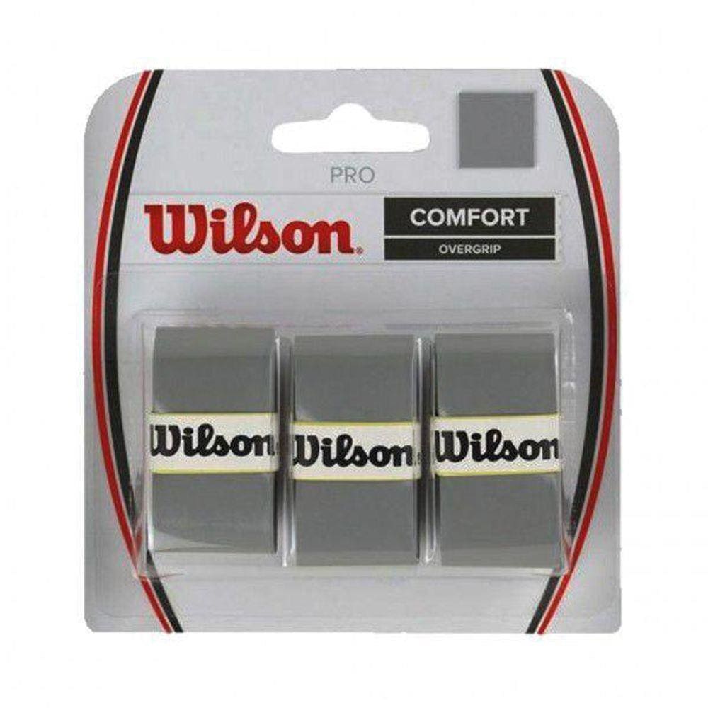 Overgrip Wilson Pro Cinza -  3 Unidades