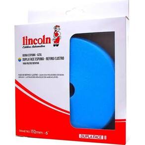 Boina De Espuma Dupla Face Refino/Lustro 6P Azul Lincoln