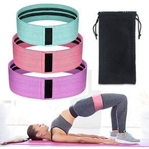 Kit 3 Faixas Elásticas De Exercício Hip Resistance Bands