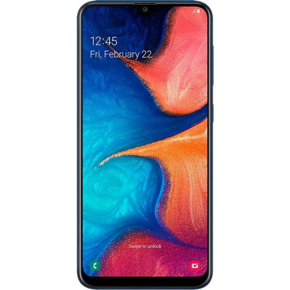 Usado: Samsung Galaxy A20 32GB Azul Bom - Trocafone