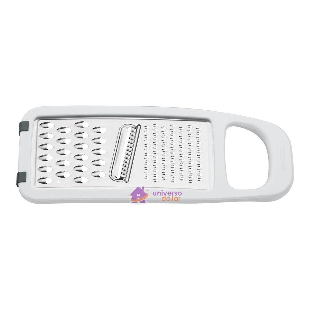 Ralador Tramontina Utilitá em Aço Inox e ABS com Base Emborrachada Branco Tramontina