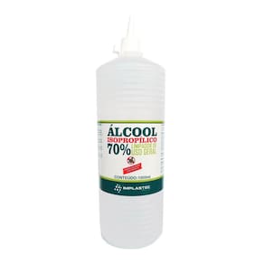 Alcool Isopropilico 70% 1 Litro Com Bico Aplicador