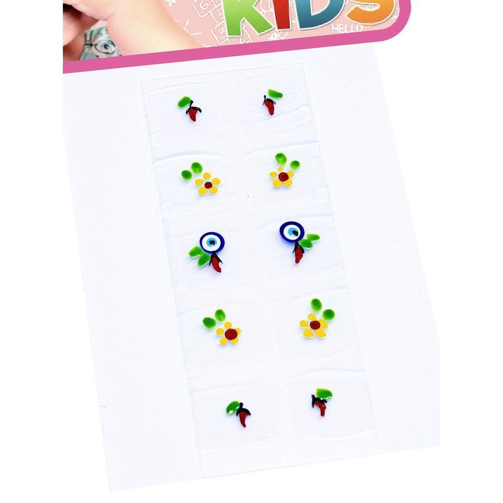 Kit 50 Adesivos De Unha Kids Artesanal, Arte Sedução