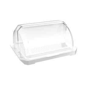 Porta Pão Premium Solido Com Tampa Transparente Uz