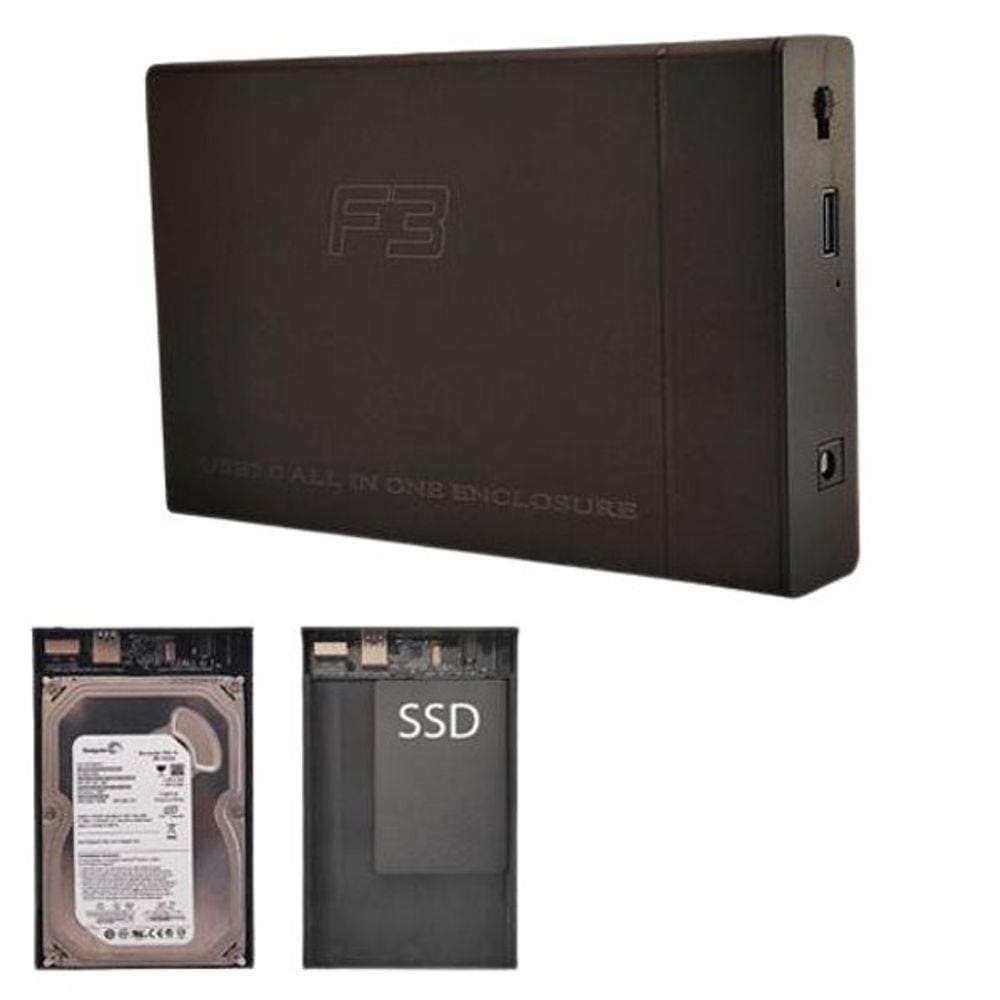 Gaveta Externa Case Para Ssd E Hd De Desktop Sata 3,5/ 2,5