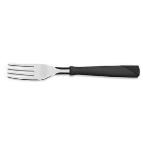 Garfo de Mesa Tramontina New Kolor com Lâmina em Aço Inox e Cabo de Polipropileno Preto Tramontina