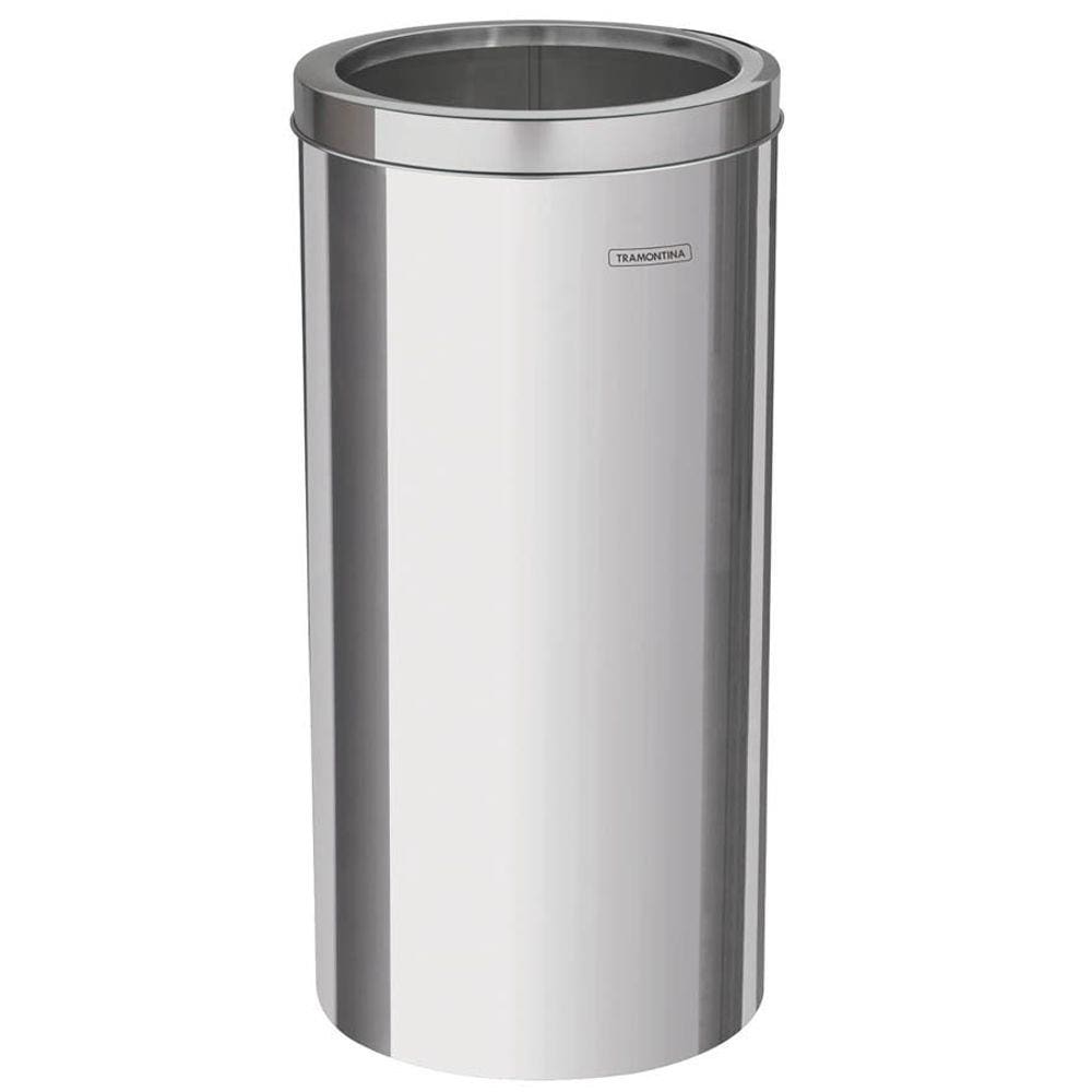 Lixeira Inox Tramontina Institucional com Acabamento Polido 30 L Tramontina