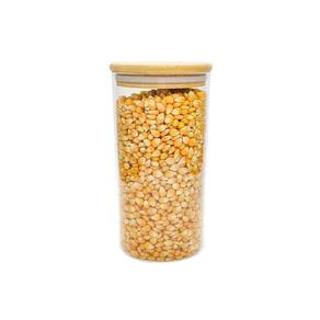 Pote De Mantimentos De 1100Ml Com Tampa De Bambu - Oikos