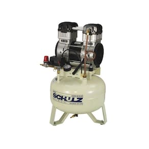 Compressor De Ar Odontológico Schulz - Csd 9/30 Isento De Óleo - 9 Pés 30 Litros 120 Libras