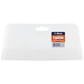 Espatula Plastica 20Cm Atlas Para Aplicação De Massas Em Parede, Tetos, Portas