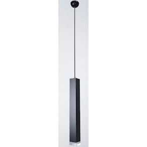 Pendente Retangular Preto Fosco LED 5W 3000K Bivolt