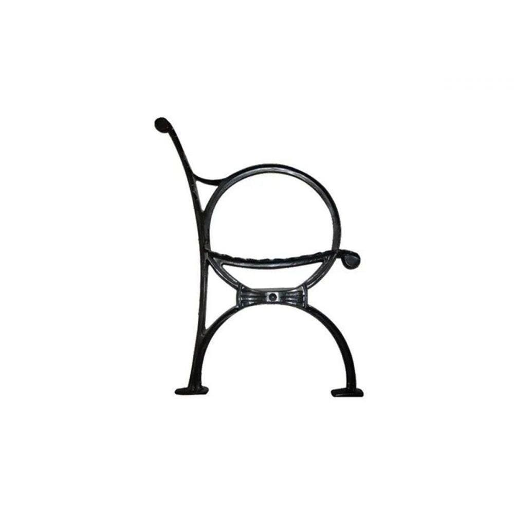 Pé de Banco para Praça Arco Iris em Alumínio Fundido Par