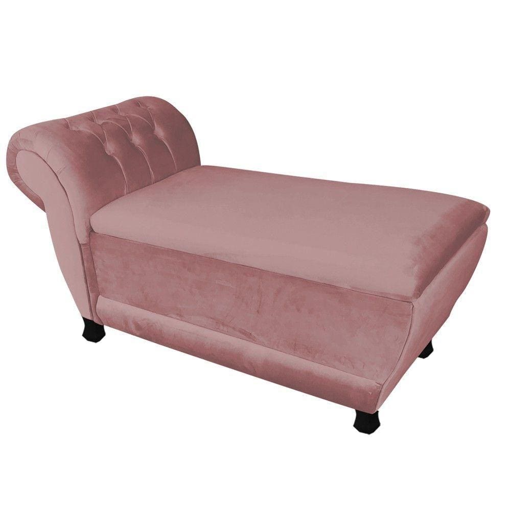 Recamier Goya Veludo Rose