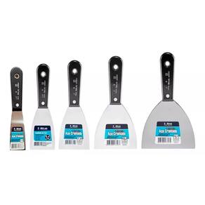 Espátula Aço Gesso, Massa E Pinturas - 5 Peças ( Tamanhos)
