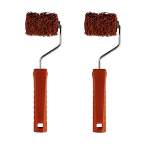 Kit 2 Rolo Textura Rustica Atlas 5cm Cabelo Anjo