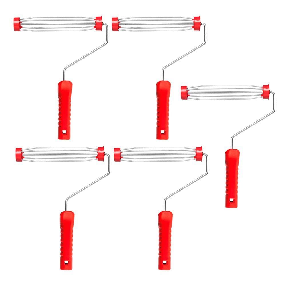 5 Unidades Suporte Garfo Sem Rosca Rolo Pintura 23cm - Atlas
