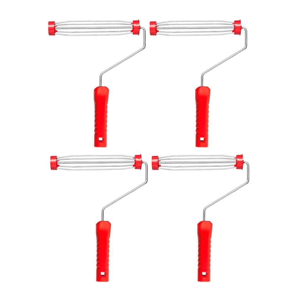 4 Unidades Suporte Garfo Sem Rosca Rolo Pintura 23cm - Atlas