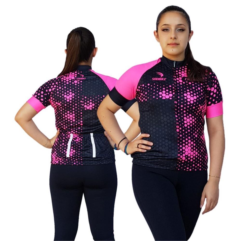 Camisa Ciclismo Feminina SD21 FL04 - Fluor