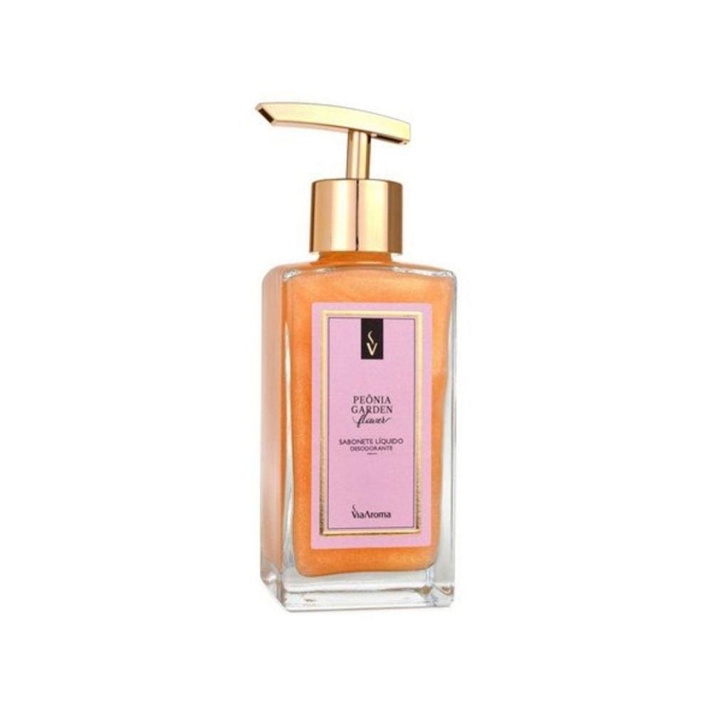 Sabonete Liquido Peônia Garden 250ml - Via Aroma