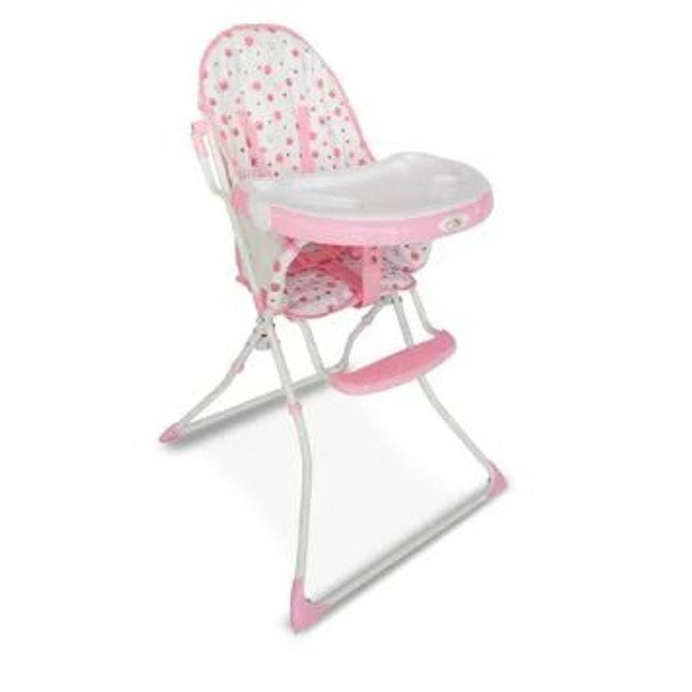 Cadeira Cadeirão Alimentação Bebe Infantil Criança Flash Rosa