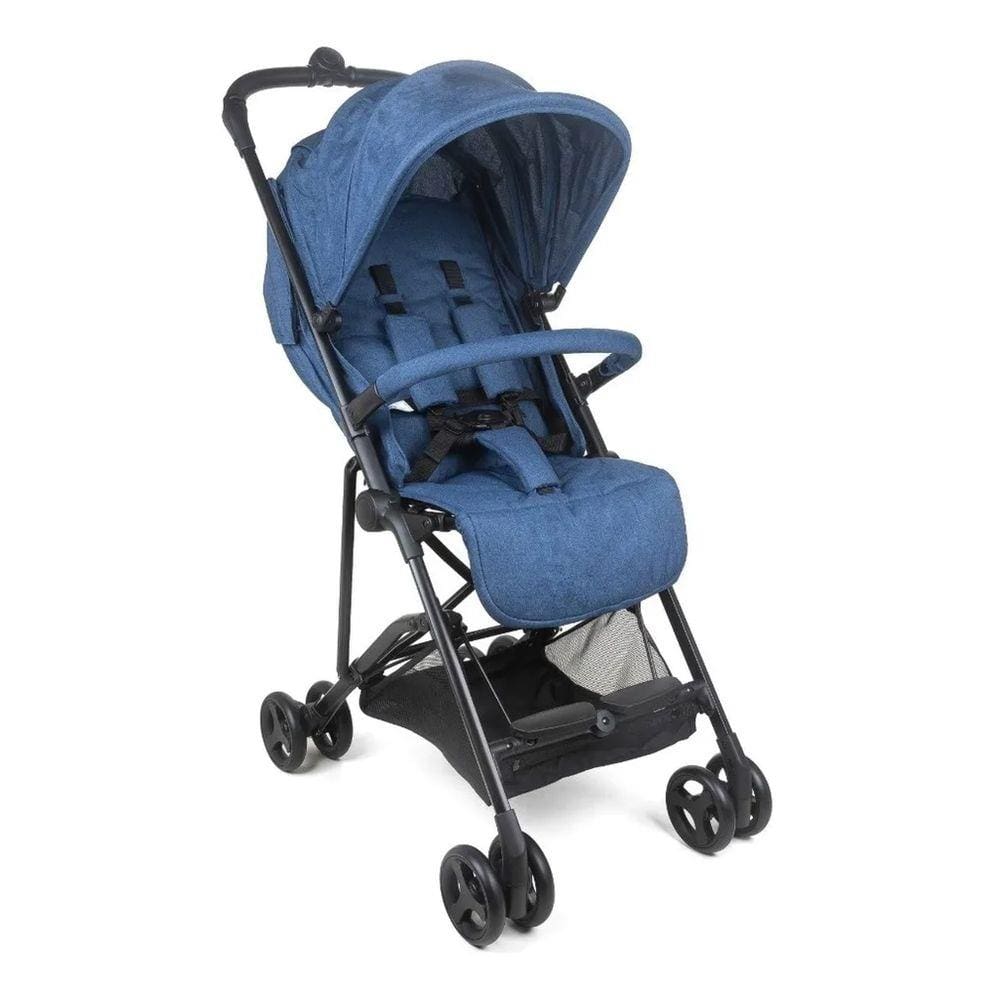 Carrinho De Bebê Passeio Compacto Dobrável Viagem Airplane Azul