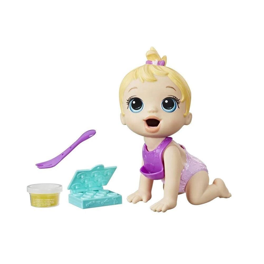 Brinquedo Boneca Baby Alive Hora Da Papinha Loira