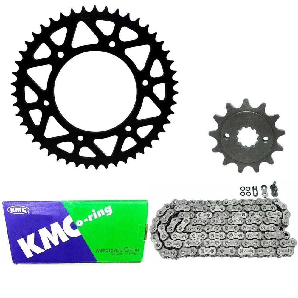 Kit Relação Kmc 520 116L Pinhão Coroa Corrente Crf 230