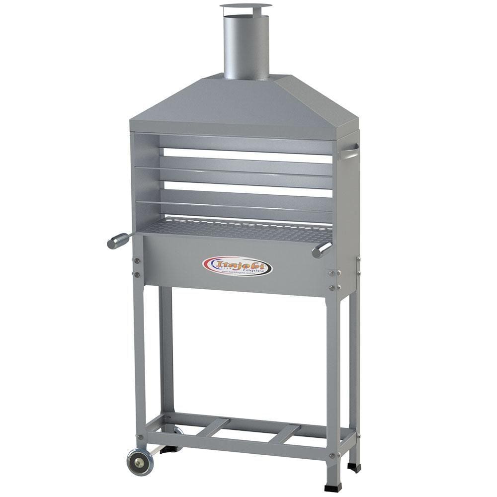 Churrasqueira com Coifa Itajobi 71,5x53x27 cm Inox Linha Bar 3 Estágios