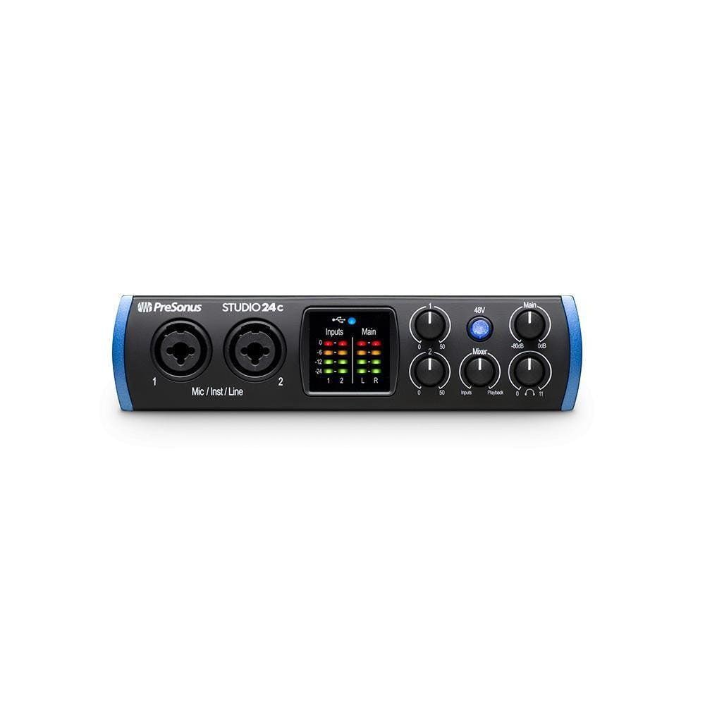 Interface De Áudio Presonus Studio 24C 2 Entradas 2 Saídas