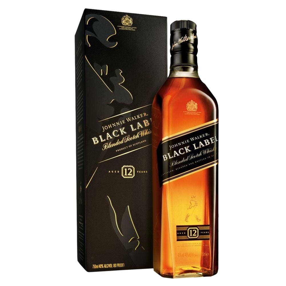 Whisky Johnnie Walker Black Label 12 nos 1000ml