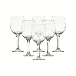 Conjunto De Taças De Vidro Para Vinho/ Água 490 Ml 6 Peças