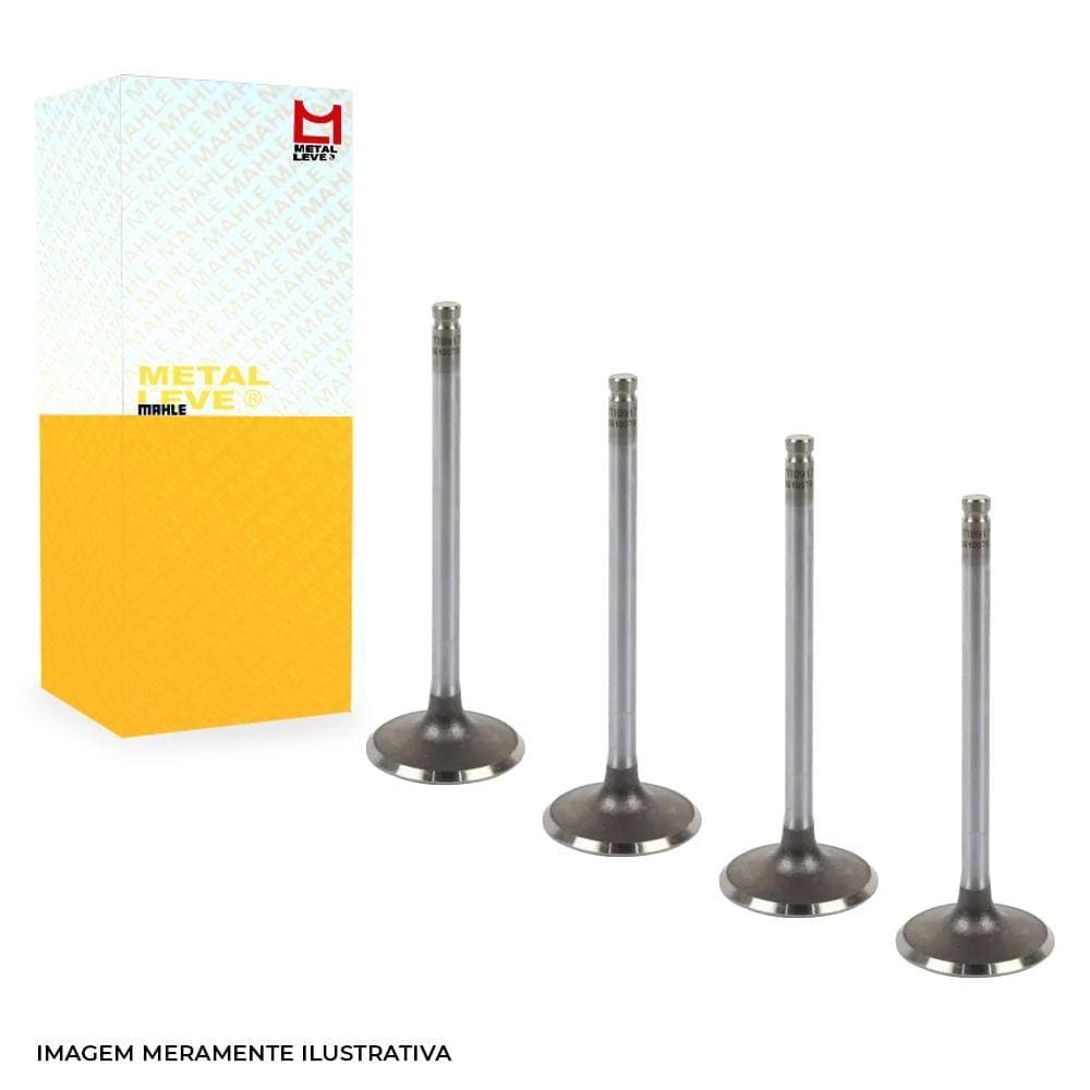Kit 4 Válvula Escape Metal Leve Yamaha XT 660 2005-2015