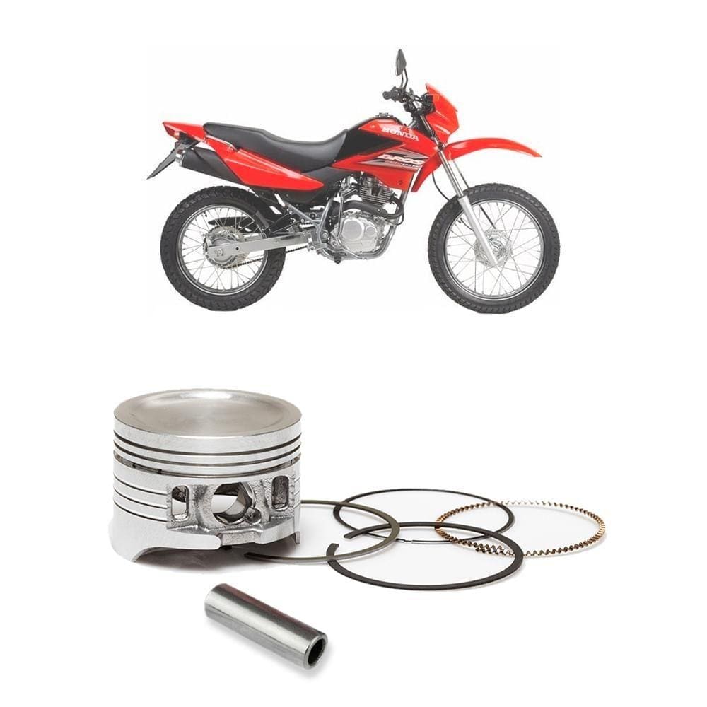 Jogo Anel Pistão Metal Leve SAA8292.25 Mtr 125cc CG NXR Bros