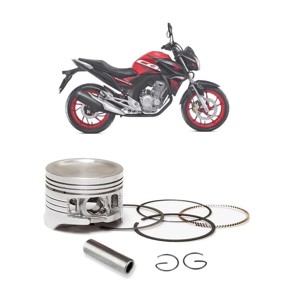 Jogo Anel Pistão Metal Leve AA.9280.10 Honda CB 250 Twister