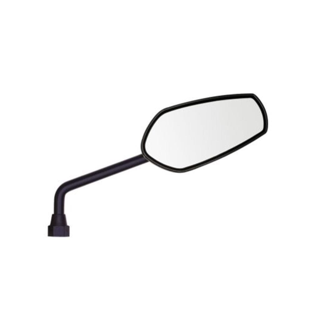 Retrovisor GVS 3934 GTX Par Preto Lente Prata C/ Base Preta