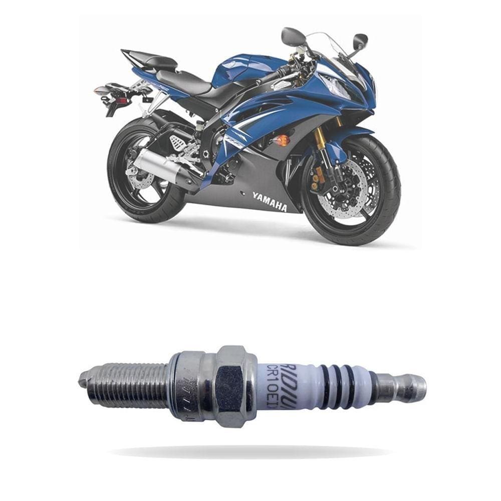 Vela de Ignição Iridium NGK CR10EIX Yamaha YZF-R6 1999-2009