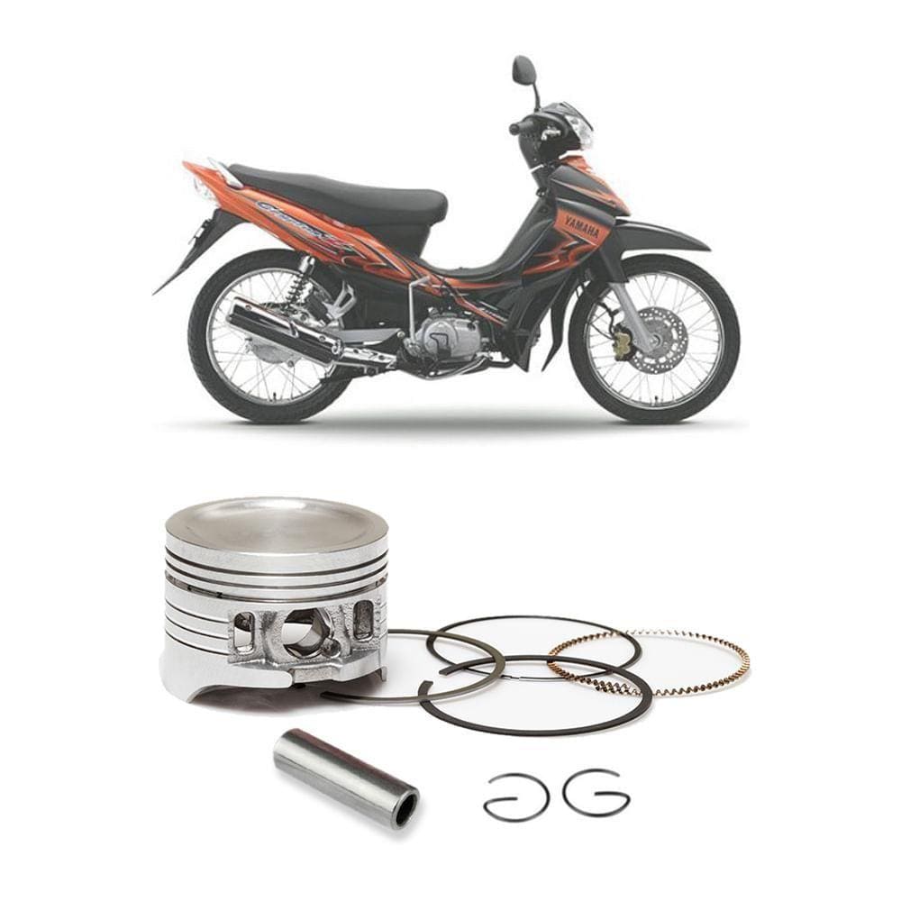 Jogo Anel Pistão Metal Leve DA.9198.00 Yamaha Crypton 105