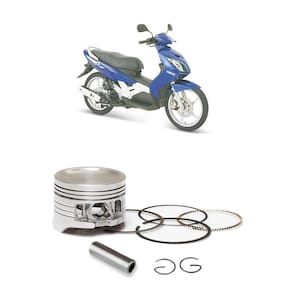 Jogo Anel Pistão Metal Leve AA.9244.00 Yamaha Neo 115