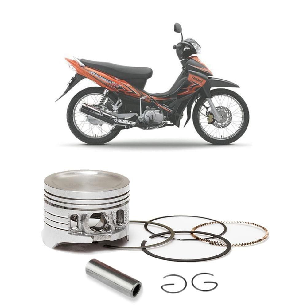 Jogo Anel Pistão Metal Leve DA.9198.25 Yamaha Crypton 105