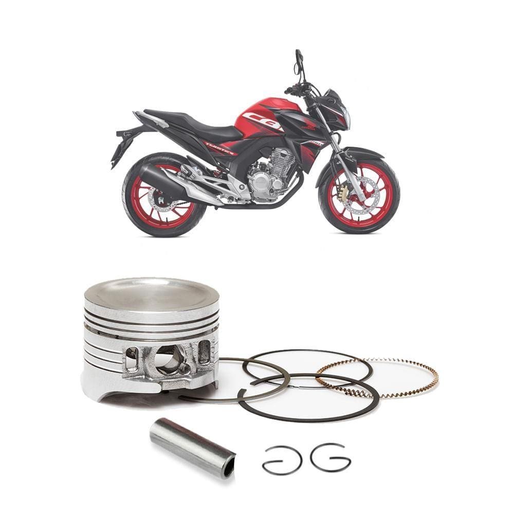 Jogo Anel Pistão Metal Leve AA.9280.05 Honda CB 250 Twister