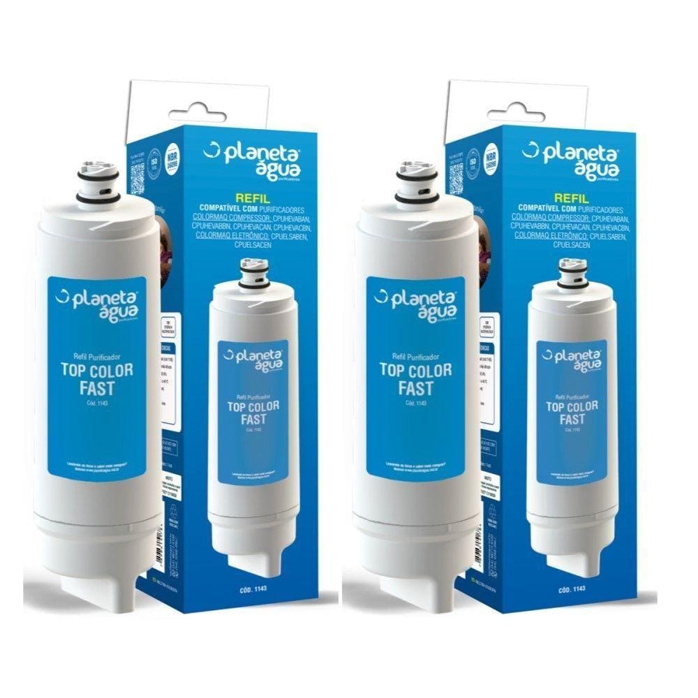 Kit 2 Refil Filtro Purificador Top Color Fastpara Colormaq