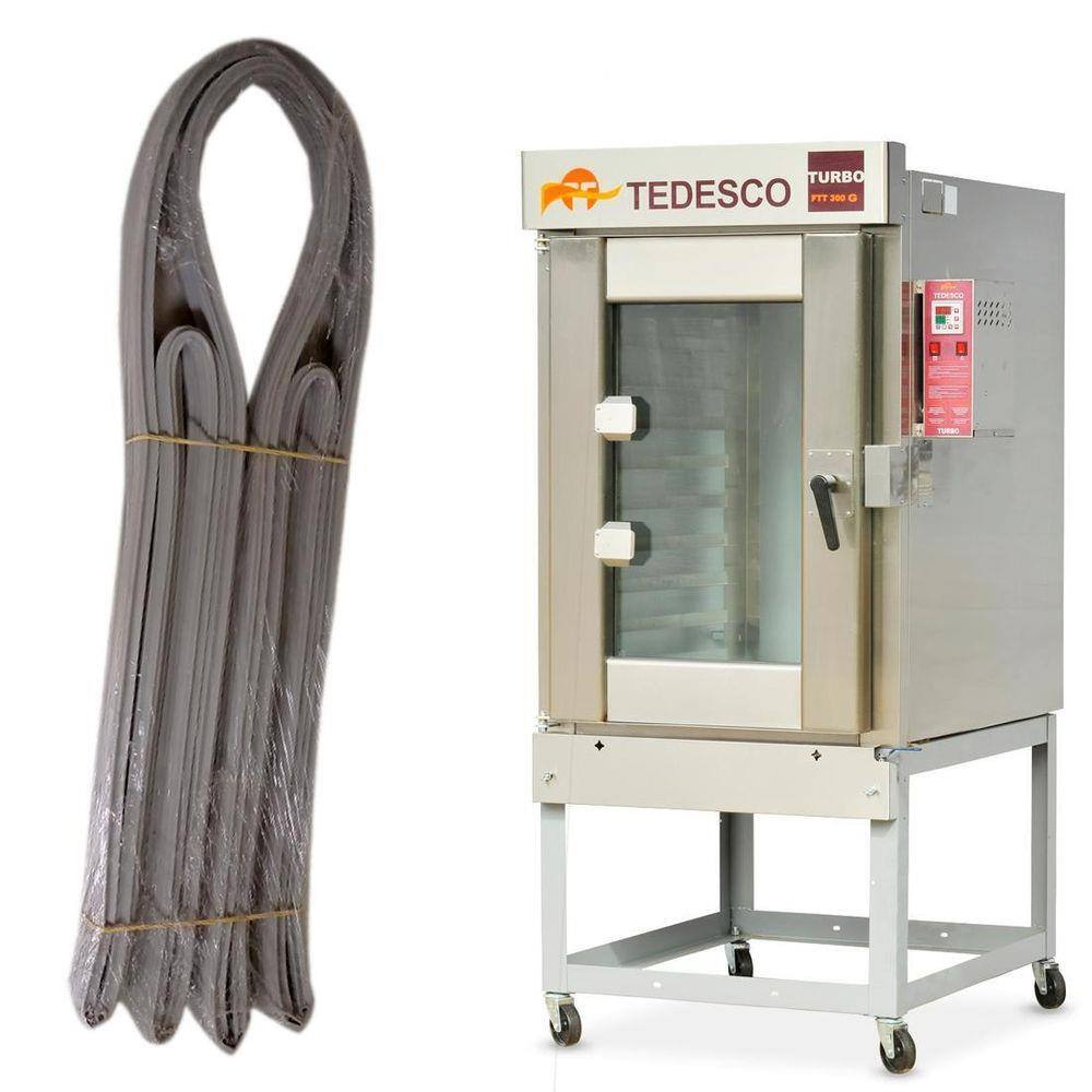 Forno tedesco turbo eletrico para padaria 80 paes 4 assadeiras ftt 80e |  Ponto
