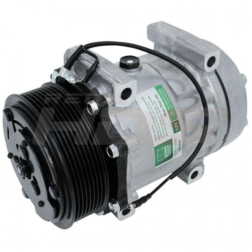 Compressor de Ar Universal 7H15 8PK 12V Flex 4 Fix. Green