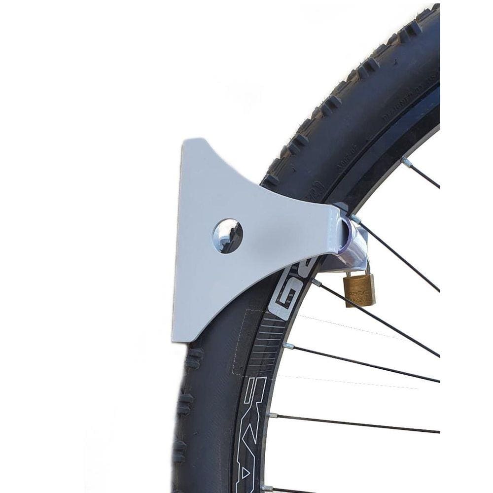 Suporte De Parede Ou Teto Bicicleta Com Trava Branco Avatron