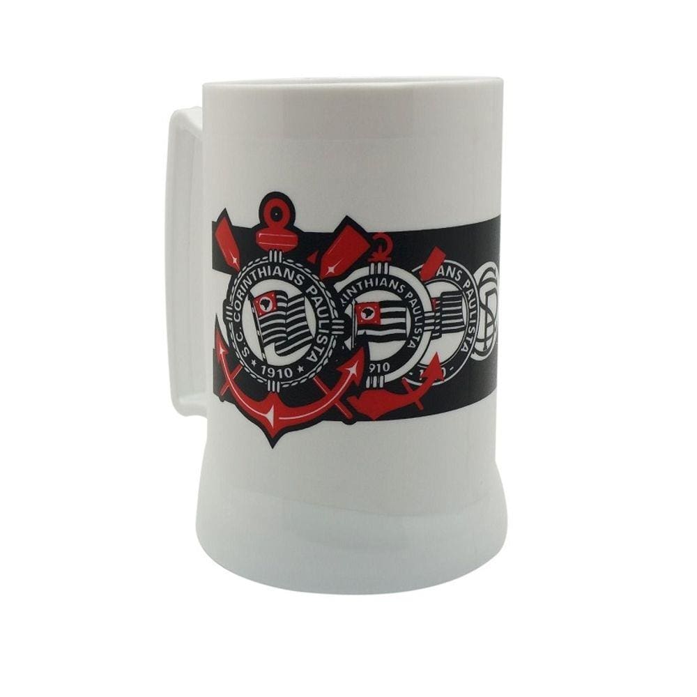Caneca Com Gel 400 Ml Corinthians Peça Branca CEBOLA 1270