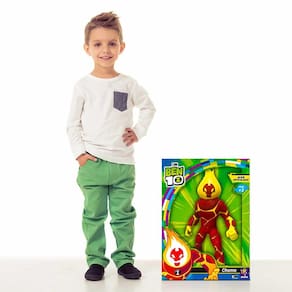 Boneco Articulado Gigante - Ben 10 - Alien Chama - Mimo Toys