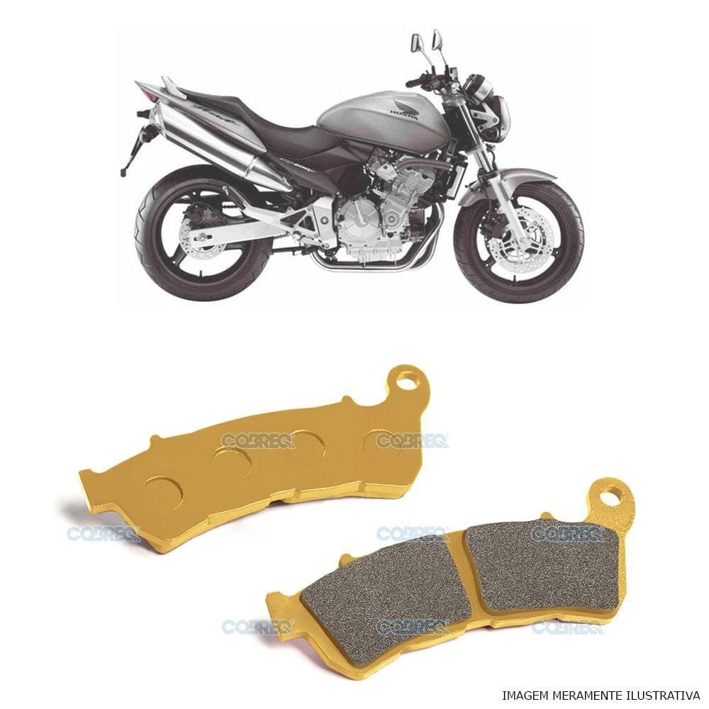 Pastilha Traseira Ceramica Cobreq Honda CB 600F Hornet 2007-