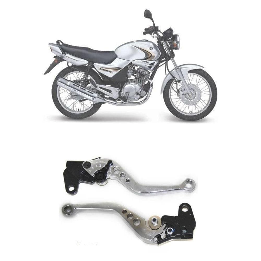Manete Freio Esportivo Cromado Cometa 6903CR YBR 125 E 00-05