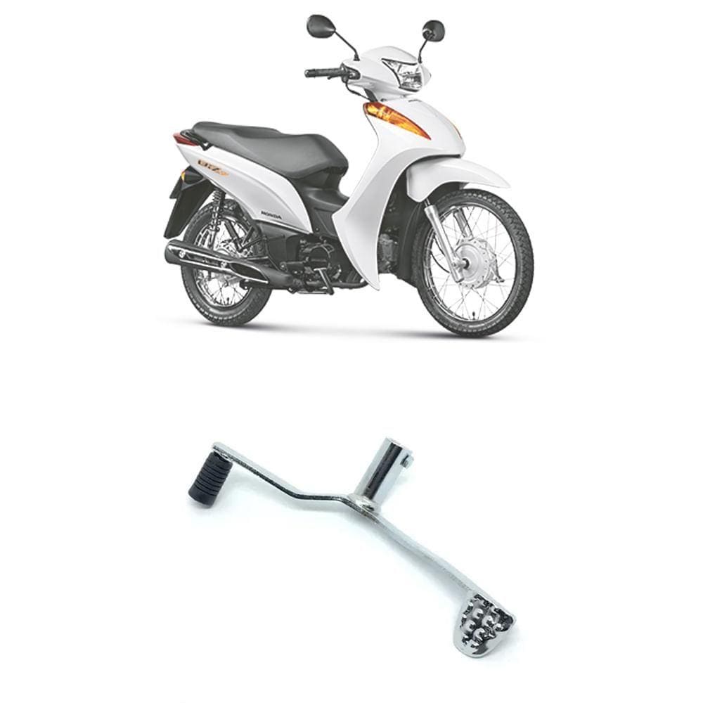 Pedal de Câmbio Cromado Cometa Honda Biz 125 ES 2011-2015